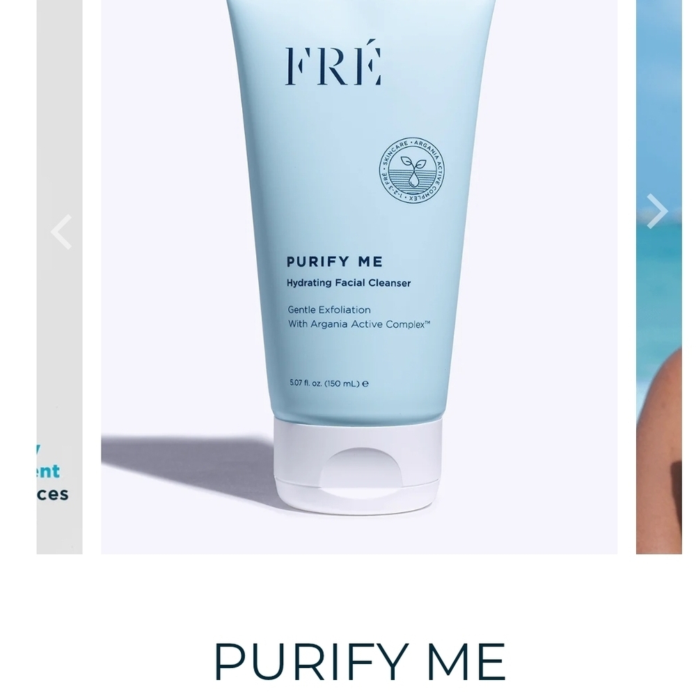 Fré Purify Me Hydrating Facial Cleanser NIB